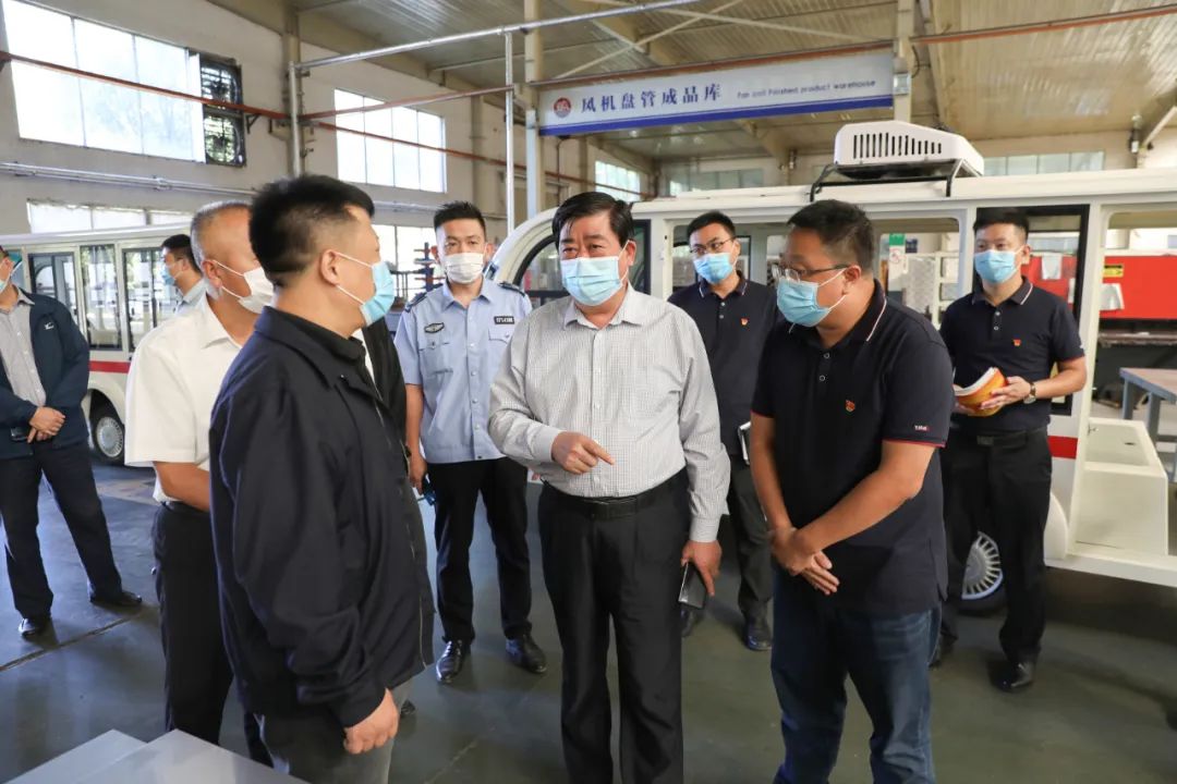 德州经济技术开发区党工委书记、管委会主任王震秀莅临亚太集团调研