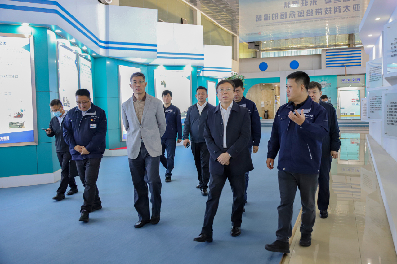 德州市副市长陈晓强到亚太集团调研