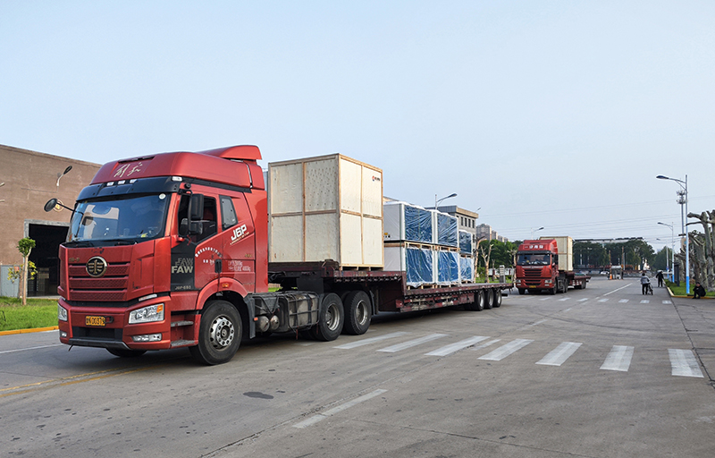 启程！亚太集团出口乌兹别克斯坦锡尔河项目机组陆续发货