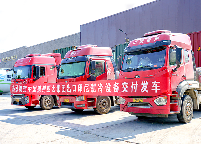 亚太集团自主研发的食用菌智能环境调节机组启运印尼