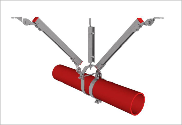 分体式单水管抗震支吊架